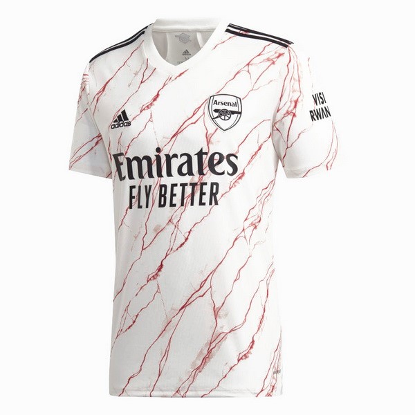 Camiseta Arsenal Replica Segunda Ropa 2020/21 Blanco